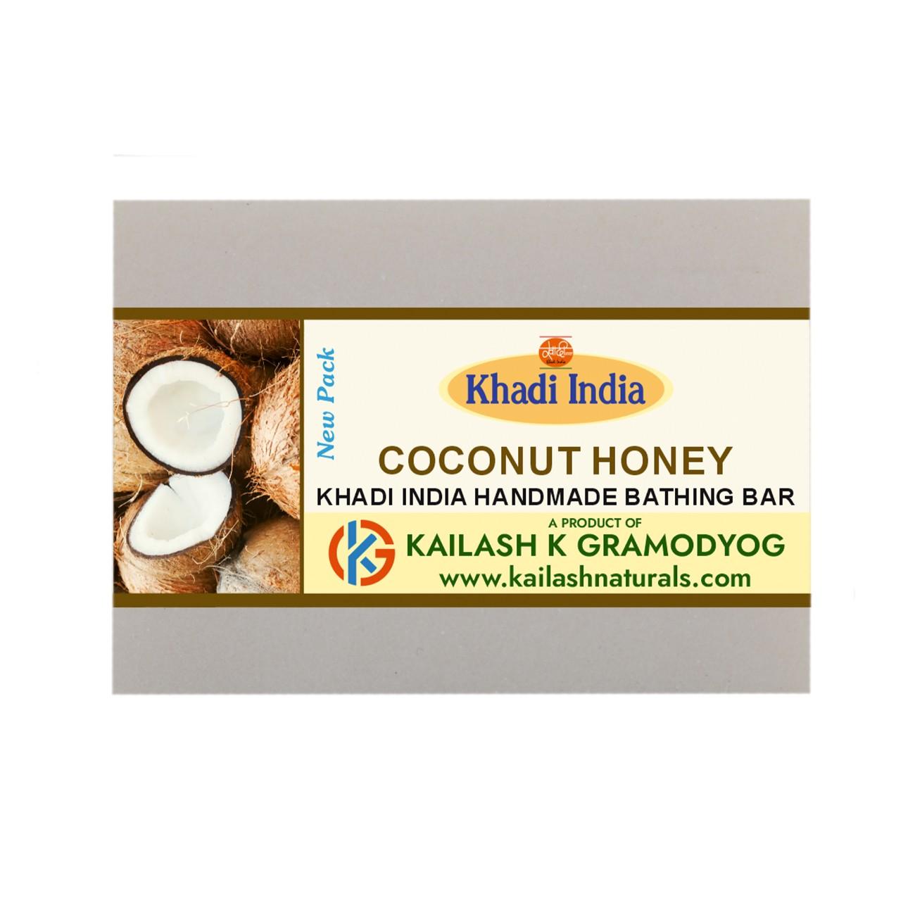 khadi-india-coconut-honey-handmade-bathing-bar
